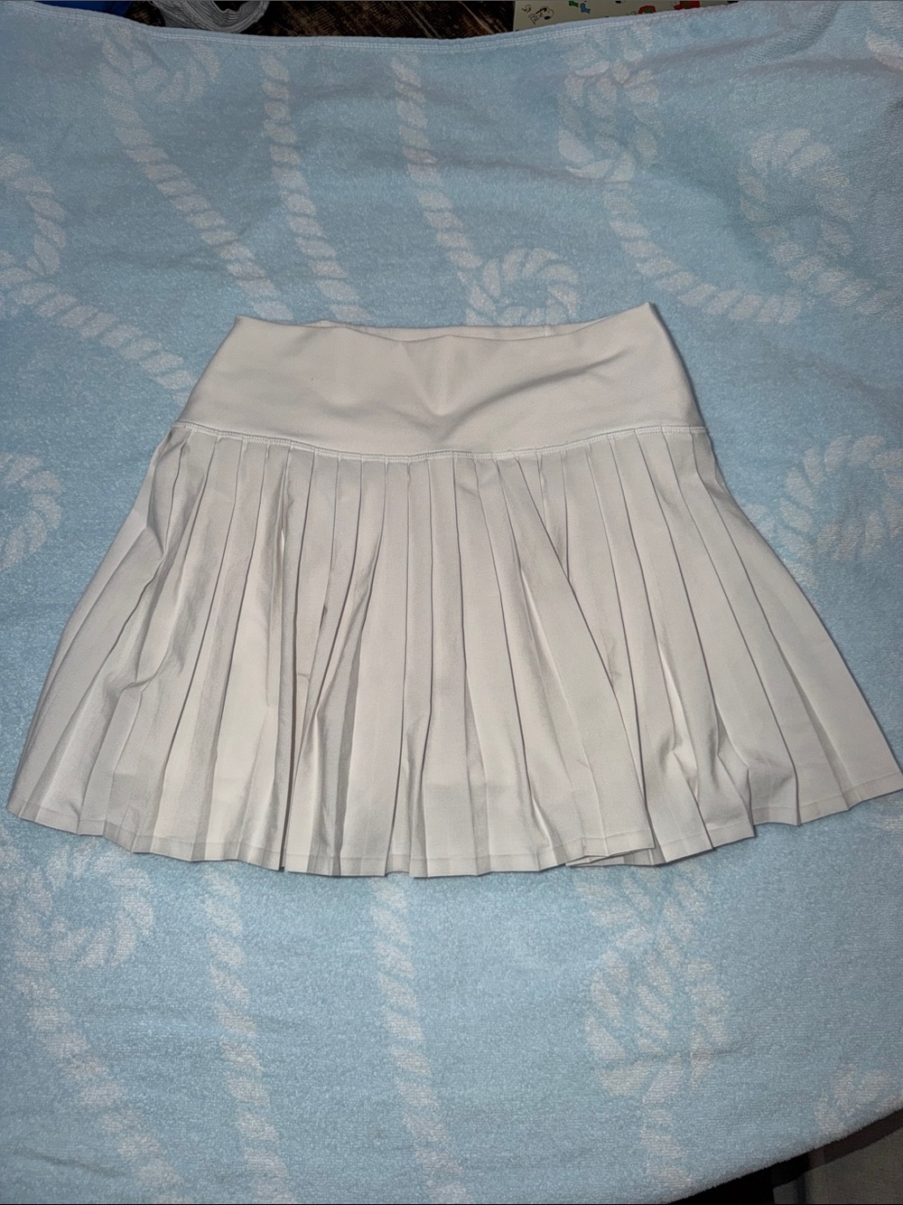 YPB Pleated White Women's Tennis Skirt